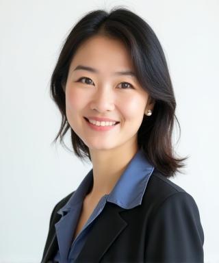 田中愛子のプロフェッショナルな顔写真。